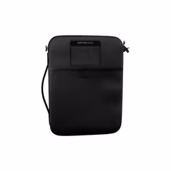 MAXCases Neoprene Sleeve Vertical 14" w/pocket - (Shoulder Strap Optional) (Black), Sleeve case, 35.6 cm (14")
