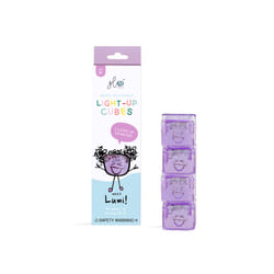 glo Lumi Light-Up Cubes Bath toy Violet