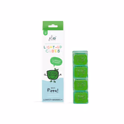glo Pippa Light-Up Cubes, Bath toy, Boy/Girl, 3 yr(s), Light effects, Green