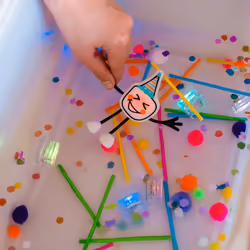 glo Party Pal Light-Up Cubes Bath blocks Multicolour - Additional view 5