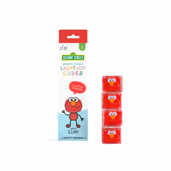 glo Elmo Light-Up Cubes, Bath blocks, Boy/Girl, 3 yr(s), Light effects, Red