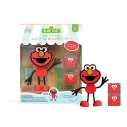 glo Elmo Pal Bath figure toy Red