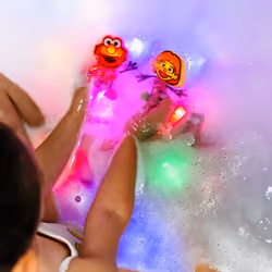 glo Elmo Pal Bath figure toy Red