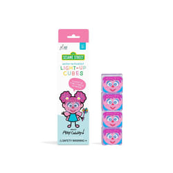 glo Abby Cadabby Light-Up Cubes Bath blocks Purple