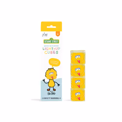 glo Big Bird Light-Up Cubes, Bath blocks, Boy/Girl, 3 yr(s), Yellow