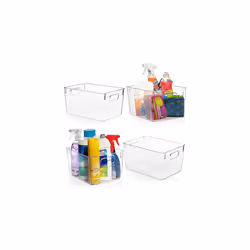 Plastic Storage Bins â Perfect Kitchen Organisation or Pantry Storage â Fridge Organiser, Pantry Organisation and Storage ...