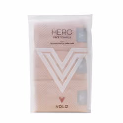 VOLO Hero Cloud Pink Face Towel | Reusable Facial Wash Cloths | Makeup Remover & Post Shower Washcloths | Ultra Soft, Absorbe ...
