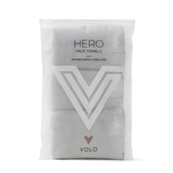 VOLO Hero Luna Gray Face Towel | Reusable Facial Wash Cloths | Makeup Remover & Post Shower Washcloths | Ultra Soft  Absorbent  Gentle  Fast Drying Na