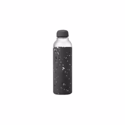 W&P Design Porter, Bottle, Grey, Transparent, Glass, Silicone, Image, 591 ml, 7 cm