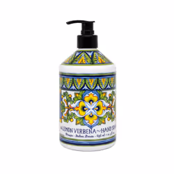 Perugia Italian Deruta Hand Soap - 21.5 fl oz Bottles - 8 pack - Lavendar  Sweet Orange  Lemon Verbana  and Olive Thyme