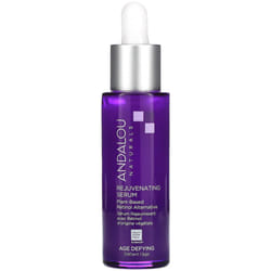 Andalou Naturals, Rejuvenating Serum, Plant-Based Retinol Alternative, Age Defying, 1 fl oz (30 ml)