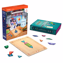 Osmo - Math Wizard and The Fantastic Food Truck Co. Games iPad & Fire Tablet -Ages 6-8/Grades 1-2 -Learn Geometry-Curriculum- ...