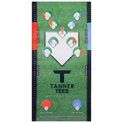 Tanner Hitting Deck | Softball Baseball Hitting Mat for Batting Tee Practice Outdoor Indoor Batting Mat Learn Proper Foot a ...