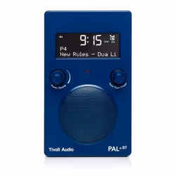 Tivoli Audio PAL+ BT, Portable, Analog & digital, DAB+, FM, LED, Blue, Rotary
