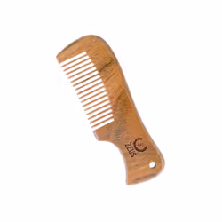 ZEUS Pocket Sandalwood Mustache Comb Handmade Travel Size Mustache Comb for Men Natural Wooden Grooming Comb B31
