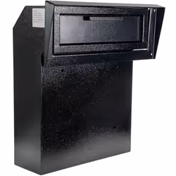 Pochar Rainproof Heavy Duty Mailbox Door Drop Box - Galvanized Steel W
