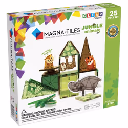 Magna-Tiles Jungle Animals 25-Piece Set, Building set, 3 yr(s), Plastic, 25 pc(s)