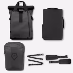 WANDRD The PRVKE, Backpack, Any brand, Shoulder strap, Notebook compartment, Black