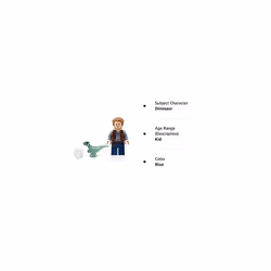 LEGO Jurassic World Dominion - Owen Grady Minifigure with Blue The Raptor and Dinosaur Egg 75930