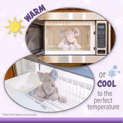 Warm Pals - Hayes Husky - 1.5lbs - Cozy Microwavable Lavender Scented Plush Toys - Heated Stuffed Animal - Heatable Coolable Bedtime Comfort Plushie