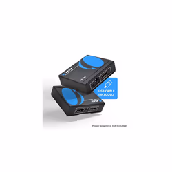 OREI HDMI Splitter 1 in2 Out 4K - 1x2 HDMI Display Duplicate/Mirror - Powered Splitter Full HD 1080P, 4K @ 30Hz (One Input To Two Outputs) - USB Cable