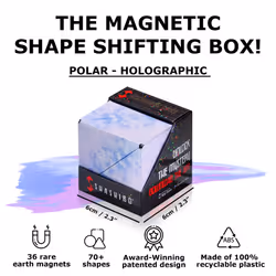 SHASHIBO Shape Shifting Box - Award-Winning  Patented Fidget Cube w/ 3