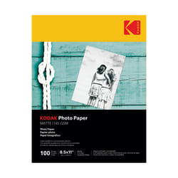 Kodak photo paper 8.5 x 11 matte  100 count 39 lb - 145 g/m 41184-3510-225