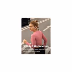 Shokz OpenMove Bluetooth Wireless Headphones with Mic, Bone Conduction Wireless Headset with 6H Playtime, IP55 Waterproof Sports Headphones for