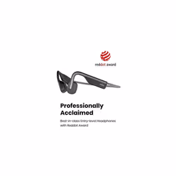 Shokz OpenMove Bluetooth Wireless Headphones with Mic, Bone Conduction Wireless Headset with 6H Playtime, IP55 Waterproof Sports Headphones for