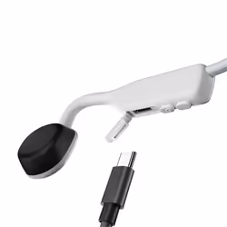 SHOKZ OpenMove Headphones Wireless Ear-hook Calls/Music USB Type-C Bluetooth White - Additional view 4