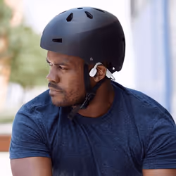 SHOKZ OpenMove Headphones Wireless Ear-hook Calls/Music USB Type-C Bluetooth White - Additional view 5