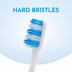Essential Care Interdental Firm Toothbrush, Duo Pack x 2, Full Head Hard Bristle Manual Toothbrushes, Variety Colors Multipack, Daily Oral Enamel