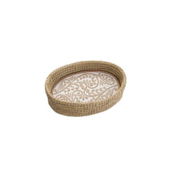 Better World Bio Bread Basket with Terracotta Warmer  Bread Basket  Bread Basket for Serving  Sized 12.5"""" w x 8.5"""" d x 3.5"""" h