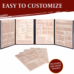 DND DM Screen 5e - D&D Dungeon Master Screen Full Color Print with Customizable Inserts - Dungeons and Dragons GM/Game Master Accessories Gift for Man