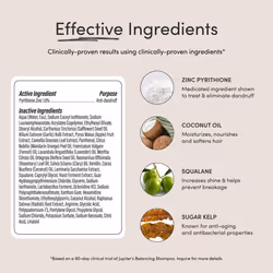 Jupiter Oil Control & Exfoliation Set - Anti Dandruff Shampoo  Conditioner  Restoring Serum  Scalp Brush & Purifying Mask For Women & Men - Dermatolog