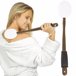 Vive Lotion Applicator for Back Feet (17.5"") - Self Washer Beauty Shower Sponge Long Handle Cream Wand for Elderly Women ...