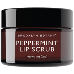 Brooklyn Botany Lip Scrub Exfoliator 1 oz - Lip Moisturizer for Dry Lips and Chapped Lips - Gentle Lip Exfoliator for Smooth and Brighter Li