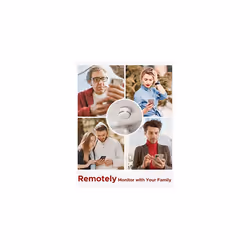 Wi-Fi Smoke Alarm Detector with Replaceable Battery, Smart Fire Alarm Compatible with X-Sense Home Security App, Certified by the TÃV and Compliant