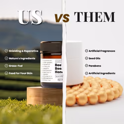 Santa Cruz Paleo Beef Tallow Beeswax and Honey  2 Fl Oz (Pack of 1)
