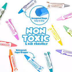 Tub Works Sweet Scents Smooth Bath Crayons Bath Toy  12 Pack | Nontoxic  Washable Bath Crayons for Toddlers & Kids | Unique Formula Draws Smoothly & V
