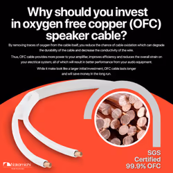, White (12 AWG)) Nakamichi Excel Series 24k Gold Plated Banana Plug with 12AWG Speaker Cable 99.9% Oxygen-Free Copper (OFC) Heavy Duty - 15 ft (4.5 m