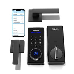 Philips Smart Lock with Handles  Keyless Entry Door Lock Set  Smart Door Lock with 2 Level Handles  Digital Keypad Deadbolt for Front Door  App Unlock