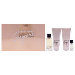 Michael Kors Gorgeous! Gift Set 100ml EDP + 100ml Body Lotion + 100ml Shower Gel + 5ml EDP