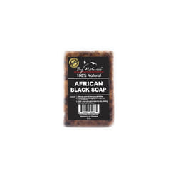 By Natures 100% Natural African Black Soap Original 6.0 Oz (Pack of 1)