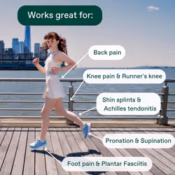 Fulton Athletic Running Insoles for Women - Shock Absorbing Insoles with High Impact Arch Support - Custom Molding Cork Inserts Alleviate Plantar Fasc