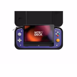 GAME CRKD Nitro Deck Purple Limited Edition (Switch), Touchscreen gaming controls, Nintendo Switch, Nintendo Switch OLED, Bac ...