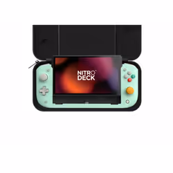 GAME CRKD Nitro Deck Mint Limited Edition (Switch), Touchscreen gaming controls, Nintendo Switch, Nintendo Switch OLED, Back ...