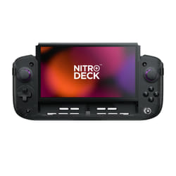 CRKD Nitro Deck+ Clear Black Edition Black, Transparent USB Touchscreen gaming controls Analogue / Digital Nintendo Switch