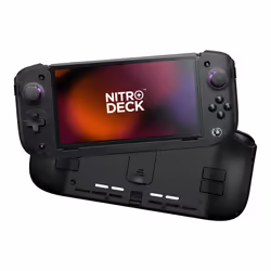CRKD Nitro Deck+ Clear Black Edition Black, Transparent USB Touchscreen gaming controls Analogue / Digital Nintendo Switch
