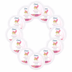 Dove Nourishing Body Care Face Hand and Body Beauty Cream for Normal to Dry Skin Lotion for Women with 24-Hour Moisturizat ...